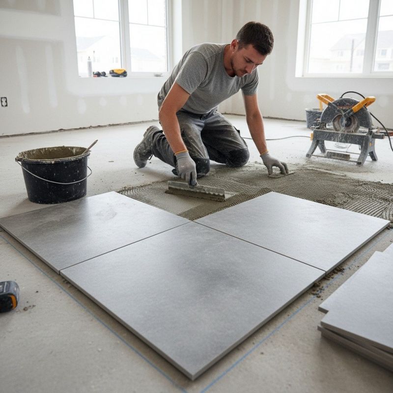 Mosaic Tile Floor Installation in Baltimore, MD